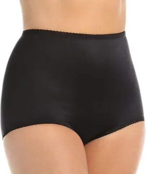 Rago 511 Light Shaping Brief | Size Sm - 14XL | Made in USA | High-Rise, Tummy Control, No Show Seams, Cotton Crotch