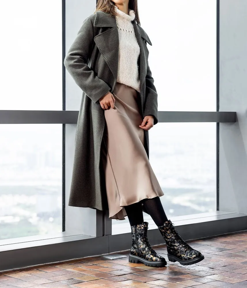 Remonte Fabulous Black Combi Leather Ankle Boots
