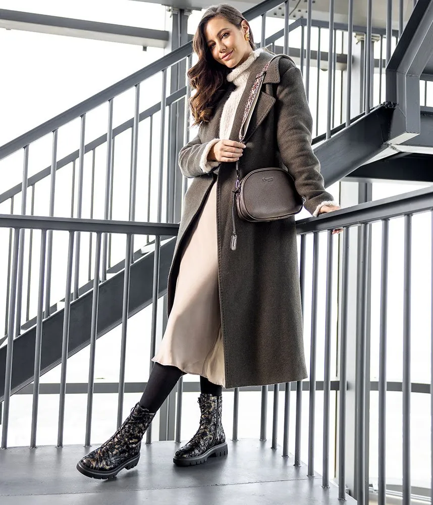 Remonte Fabulous Black Combi Leather Ankle Boots