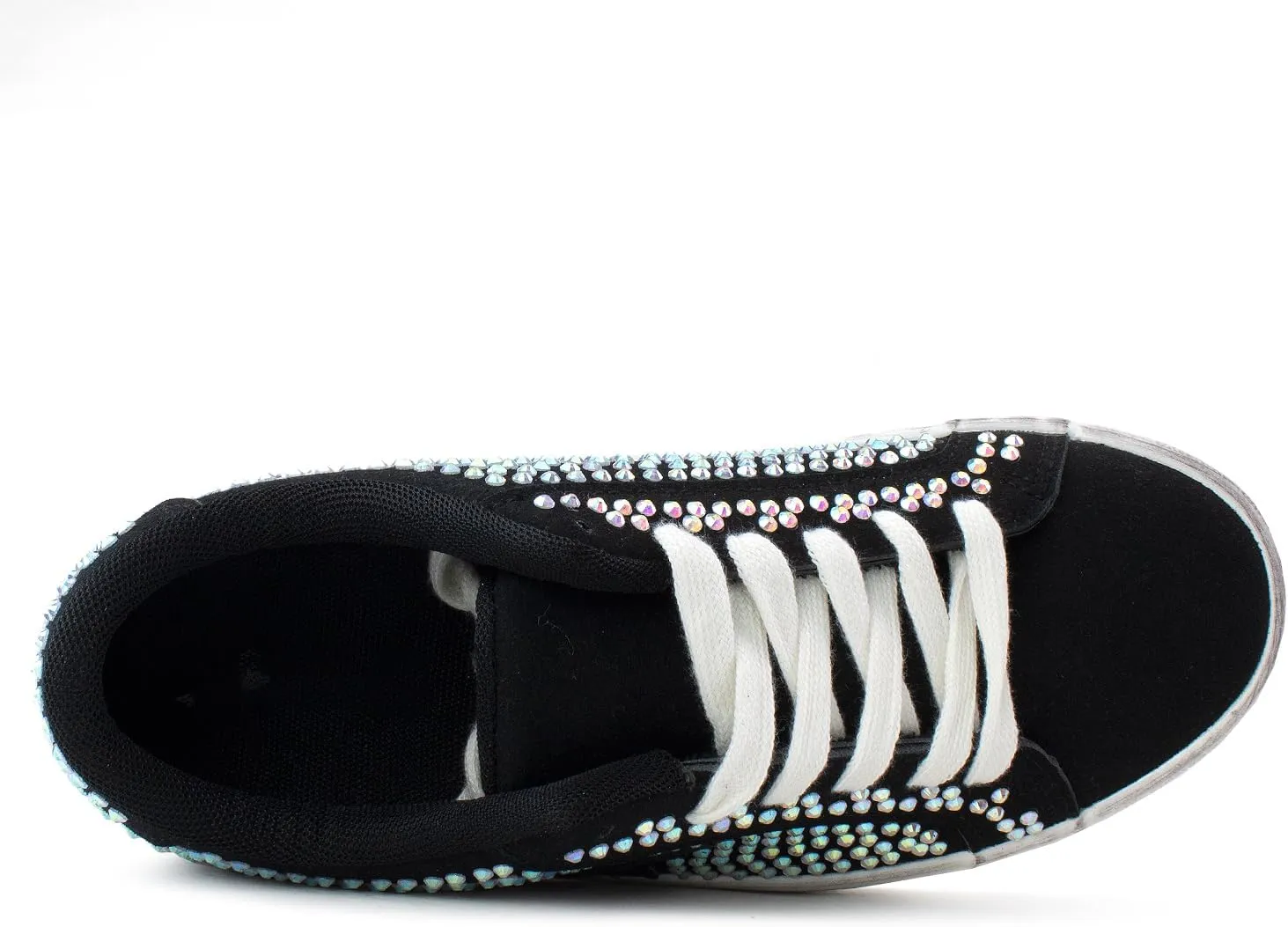 RF ROOM OF FASHION Women's Casual Low Top Trendy Fashion Star Sneakers Flats