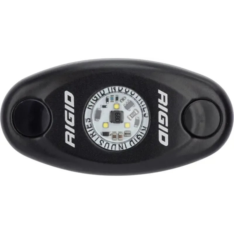 Rigid Industries A-Series Light - Black - High Strength - Red