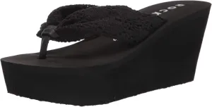 Rocket Dog Women's Dock Crochet Cotton Wedge Sandal