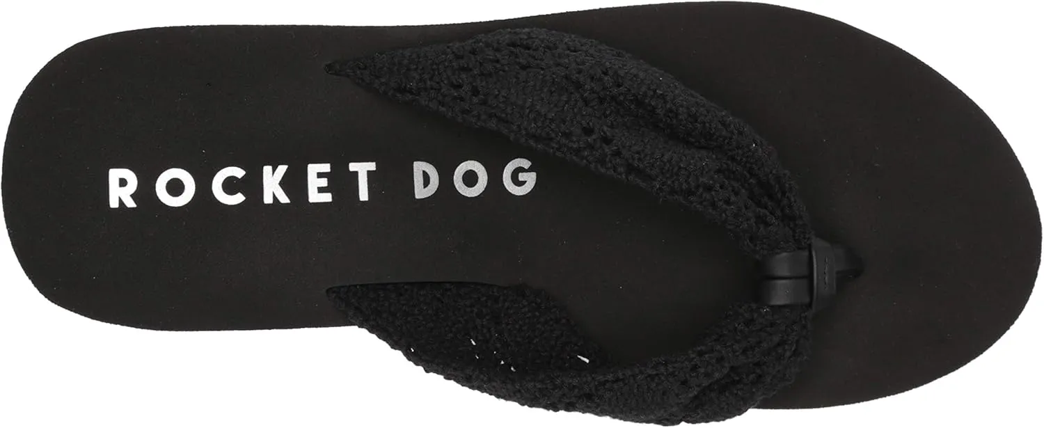 Rocket Dog Women's Dock Crochet Cotton Wedge Sandal