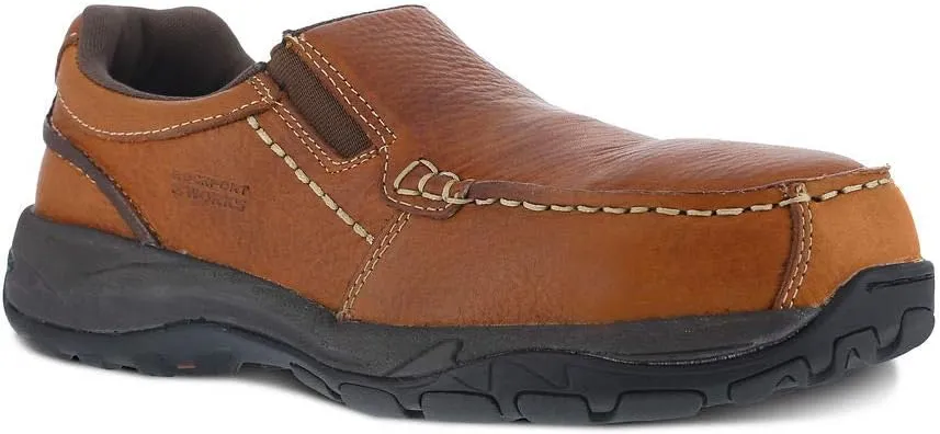 Rockport Men's Extreme Light Moc Toe Casual Work Slip-On