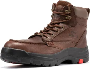 ROCKROOSTER Work Boots for Men, Oiled Leather 6 inch Durable Wide Work Shoes(AK370-AK371-AK372)