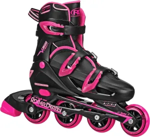 Roller Derby V-Tech 500 Adjustable Performance Inline Skates for Men, Women, Kids, Teens