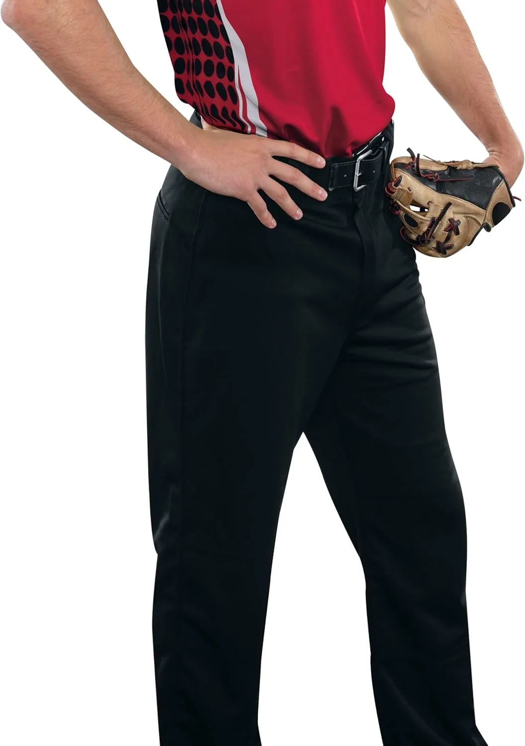 Russell Athletic Boys' Youth Boot Cut Game Pant, Reinforced Knees, Durable Stretch Fabric