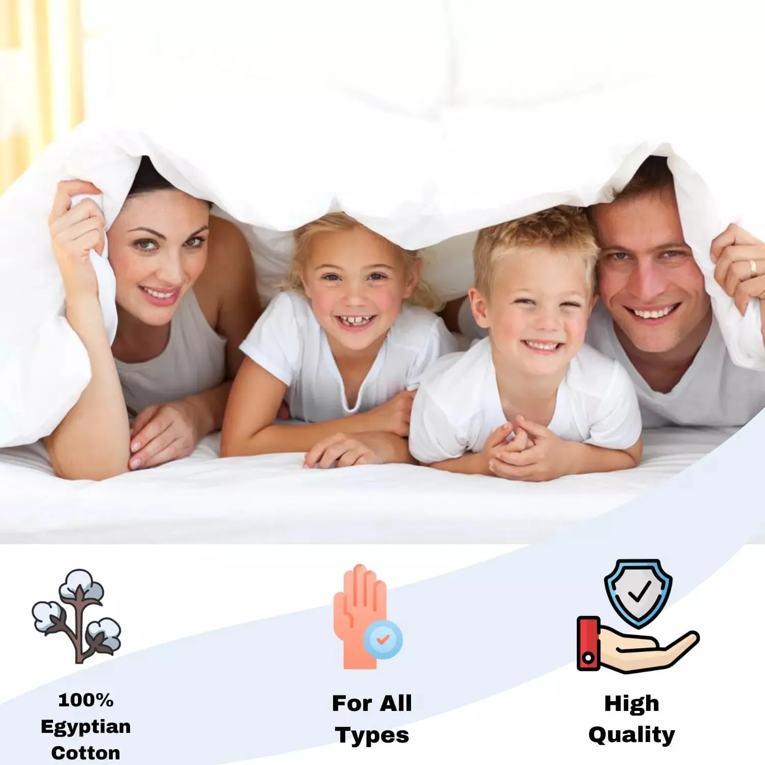 RV Short King Size - 5 Piece Pinch Pleated Comforter Set (18 inch Deep Pocket Sheet Set and Pintuck Comforter 500GSM) 600 Thread Count 100% Egyptian Cotton - Ivory
