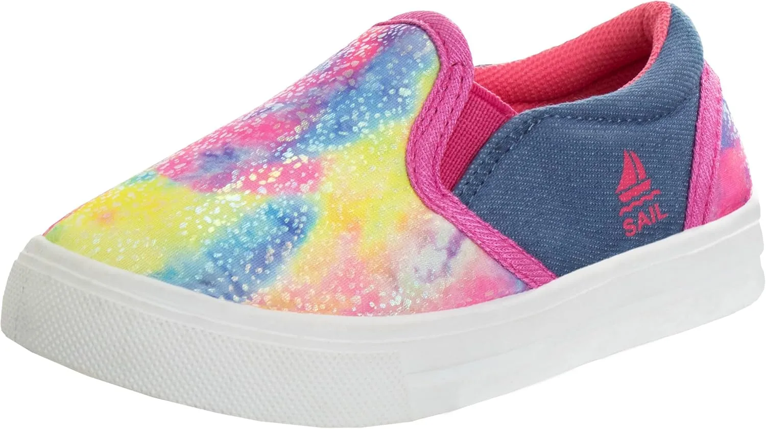 Sail Girl's Slip on Light-Weight Breathable Walking Sneakers