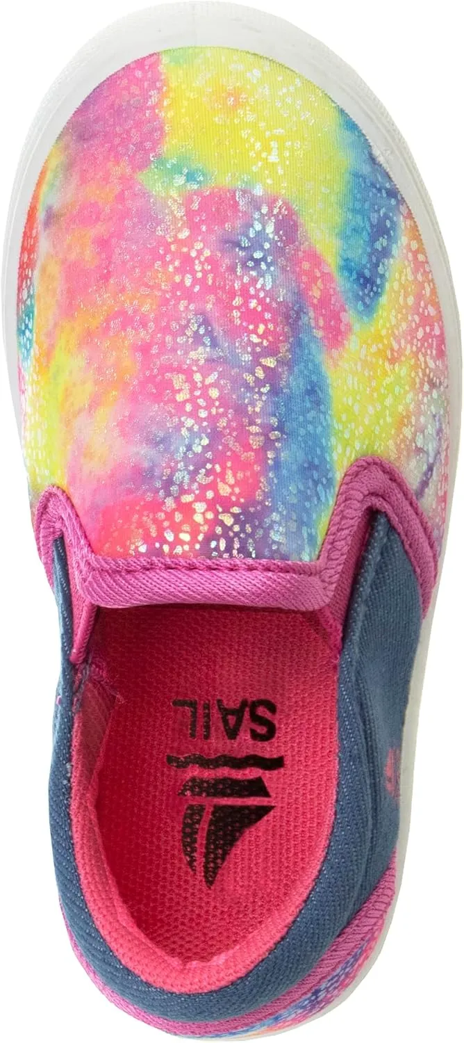 Sail Girl's Slip on Light-Weight Breathable Walking Sneakers