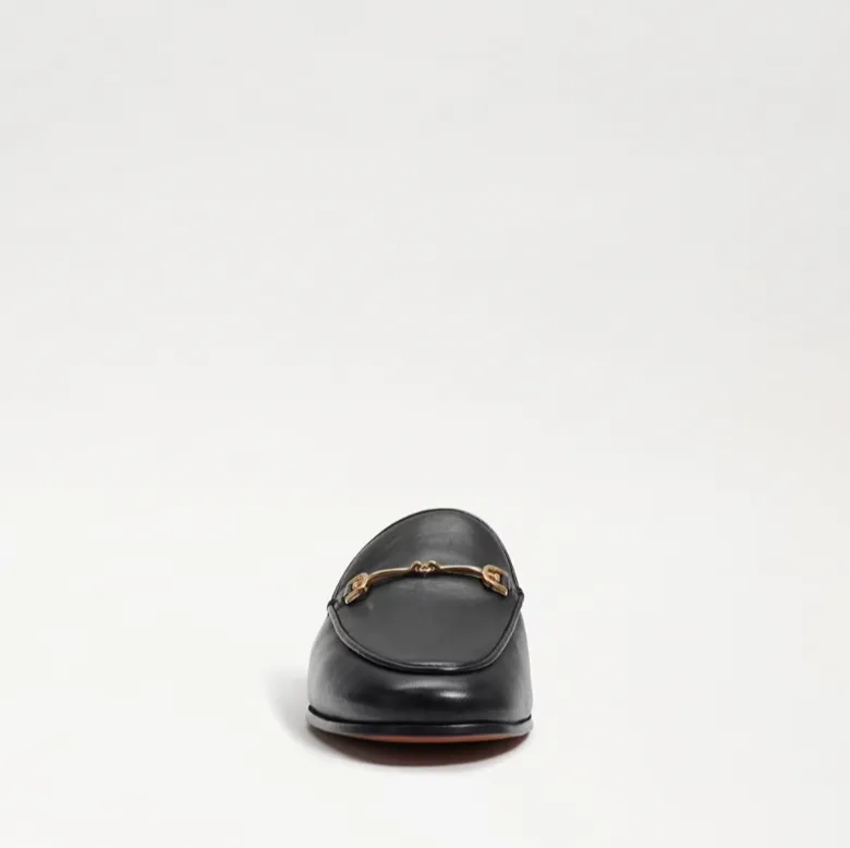 SAM EDELMAN Linnie Bit Black Leather Women Mule