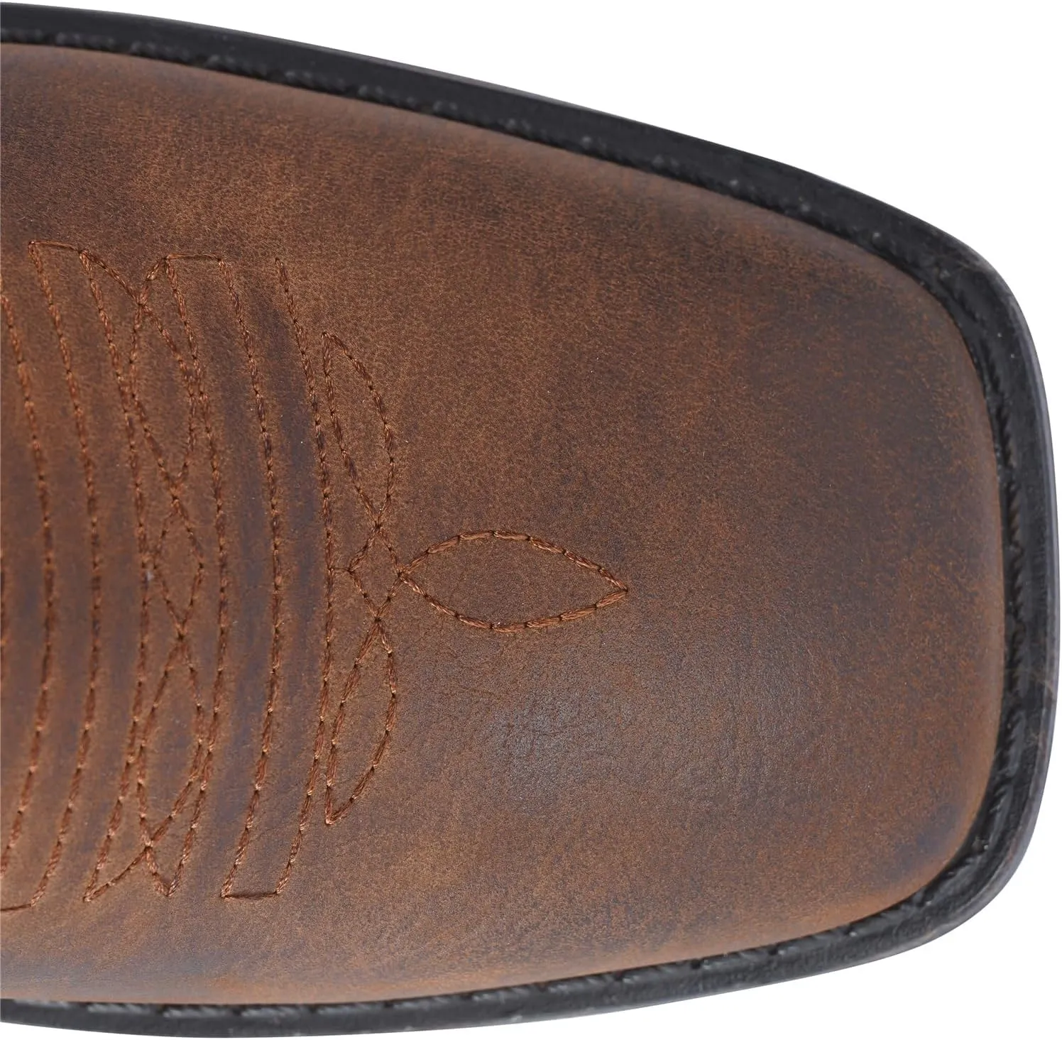 SheSole Women's Fashion Western Cowgirl Cowboy Boots Wide Square Toe Mid Calf