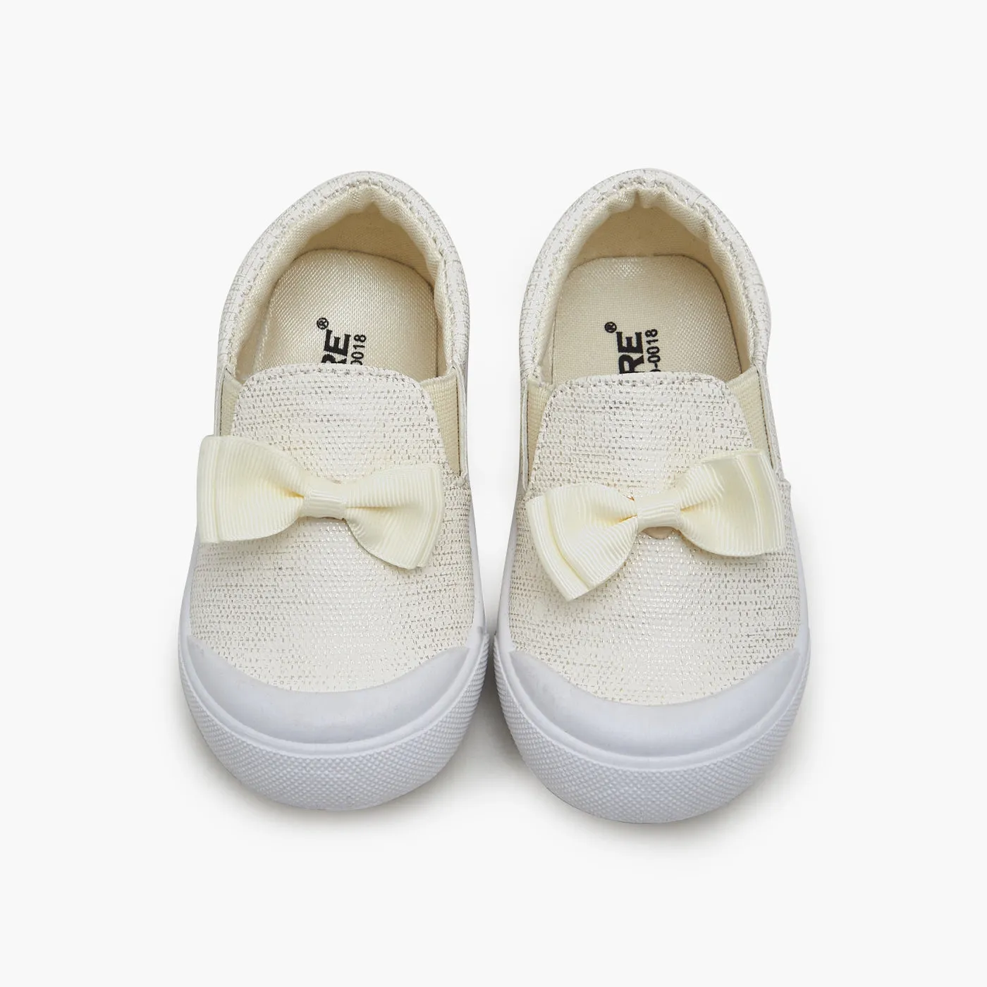 Shimmery Slip-On Shoes