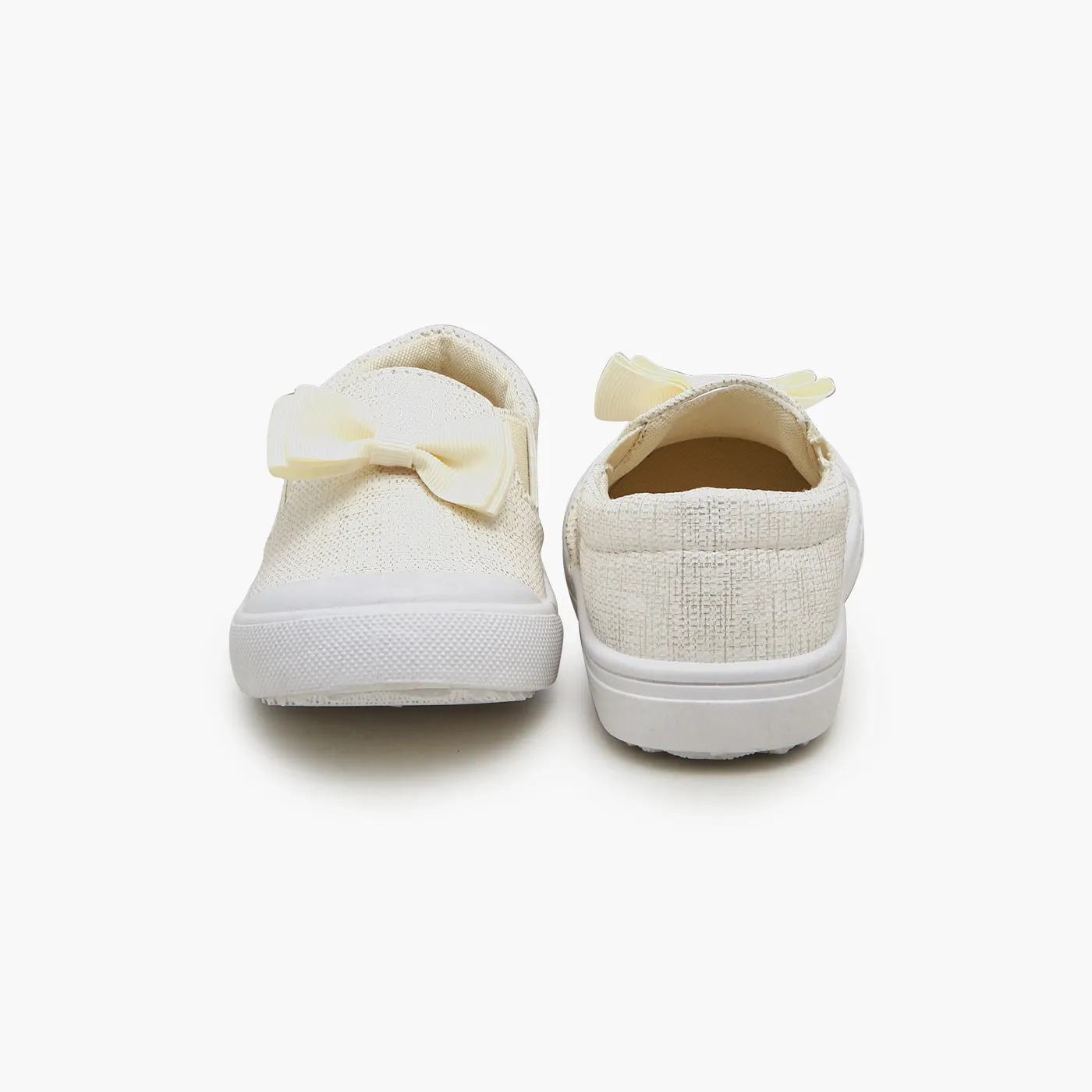 Shimmery Slip-On Shoes