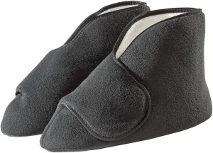 Silvert's Adaptive Clothing & Footwear Men’s & Women’s Extra Wide Soft Fleece Diabetic Bootie Slippers for Seniors