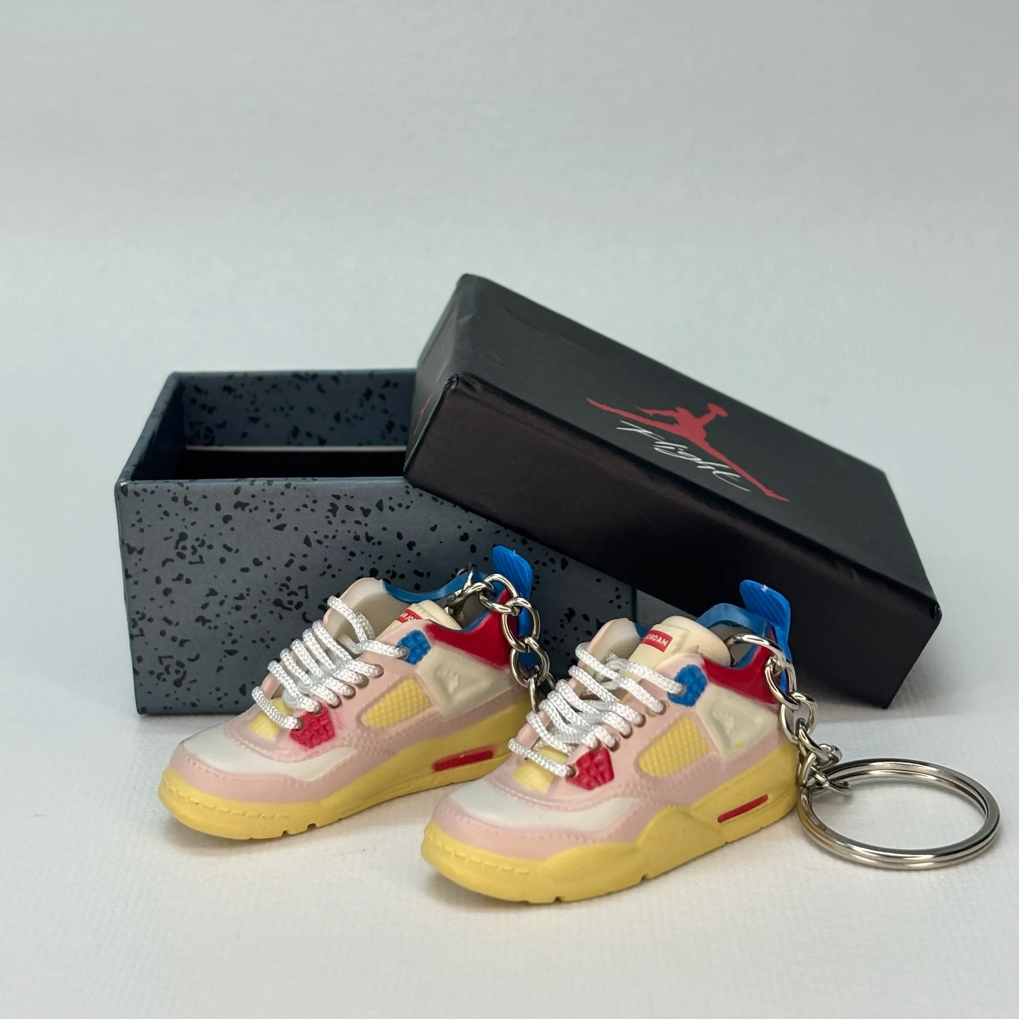 Single Sneaker Keychain - AJ4 Guava Ice Low (No Box)