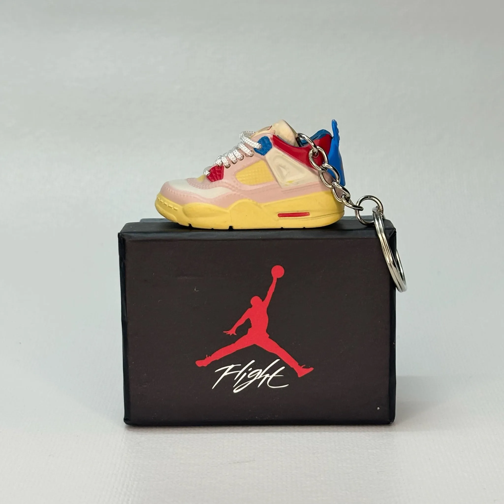 Single Sneaker Keychain - AJ4 Guava Ice Low (No Box)