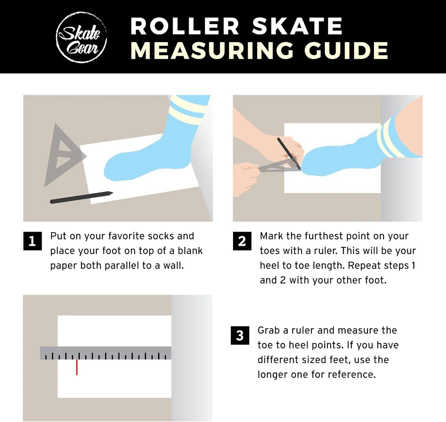 Skate Gear Retro Quad Design Roller Skates