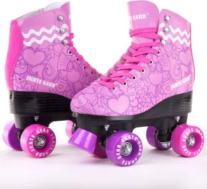 Skate Gear Retro Quad Design Roller Skates