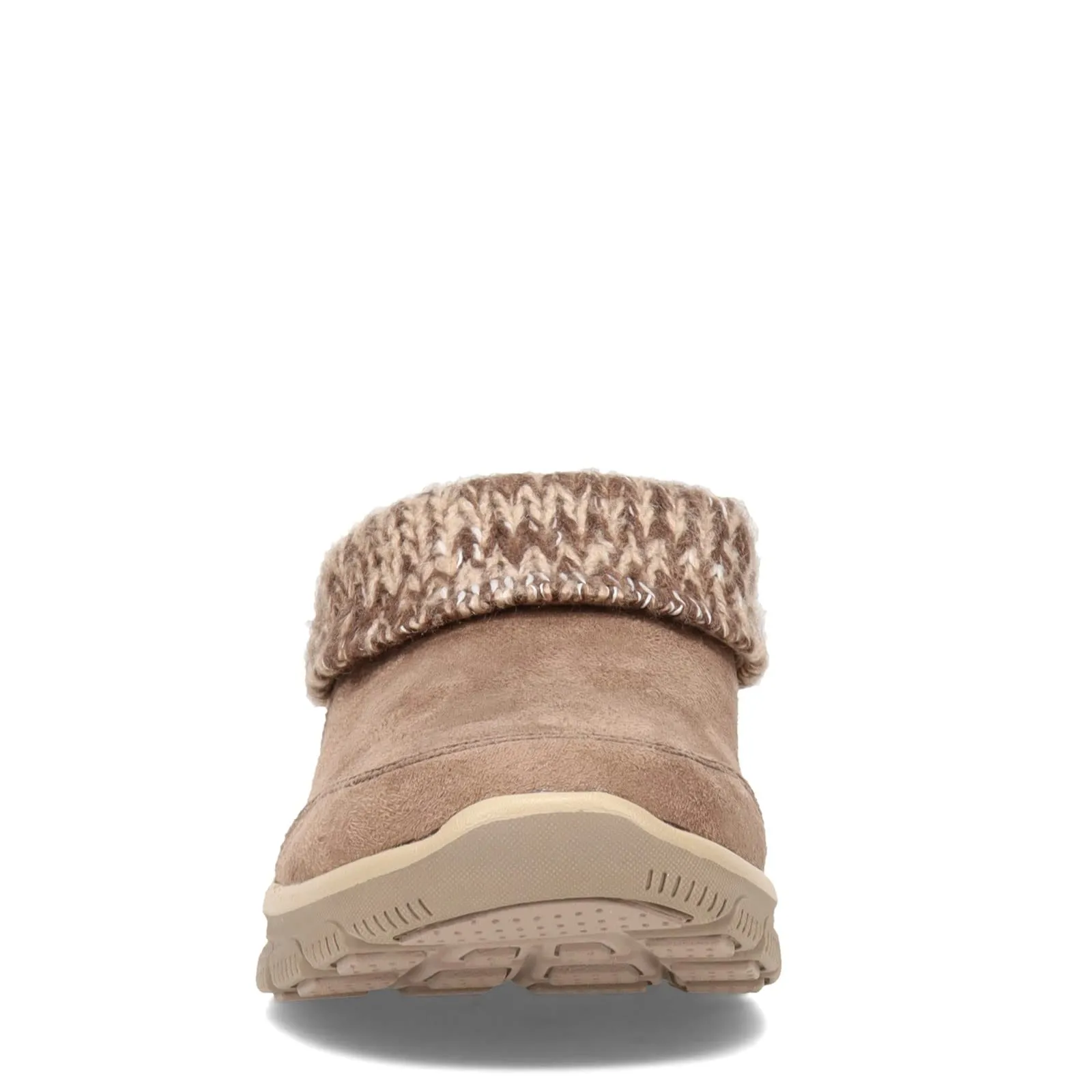 Skechers Women's Easy Going-Good Duo Mule, Taupe, 7.5