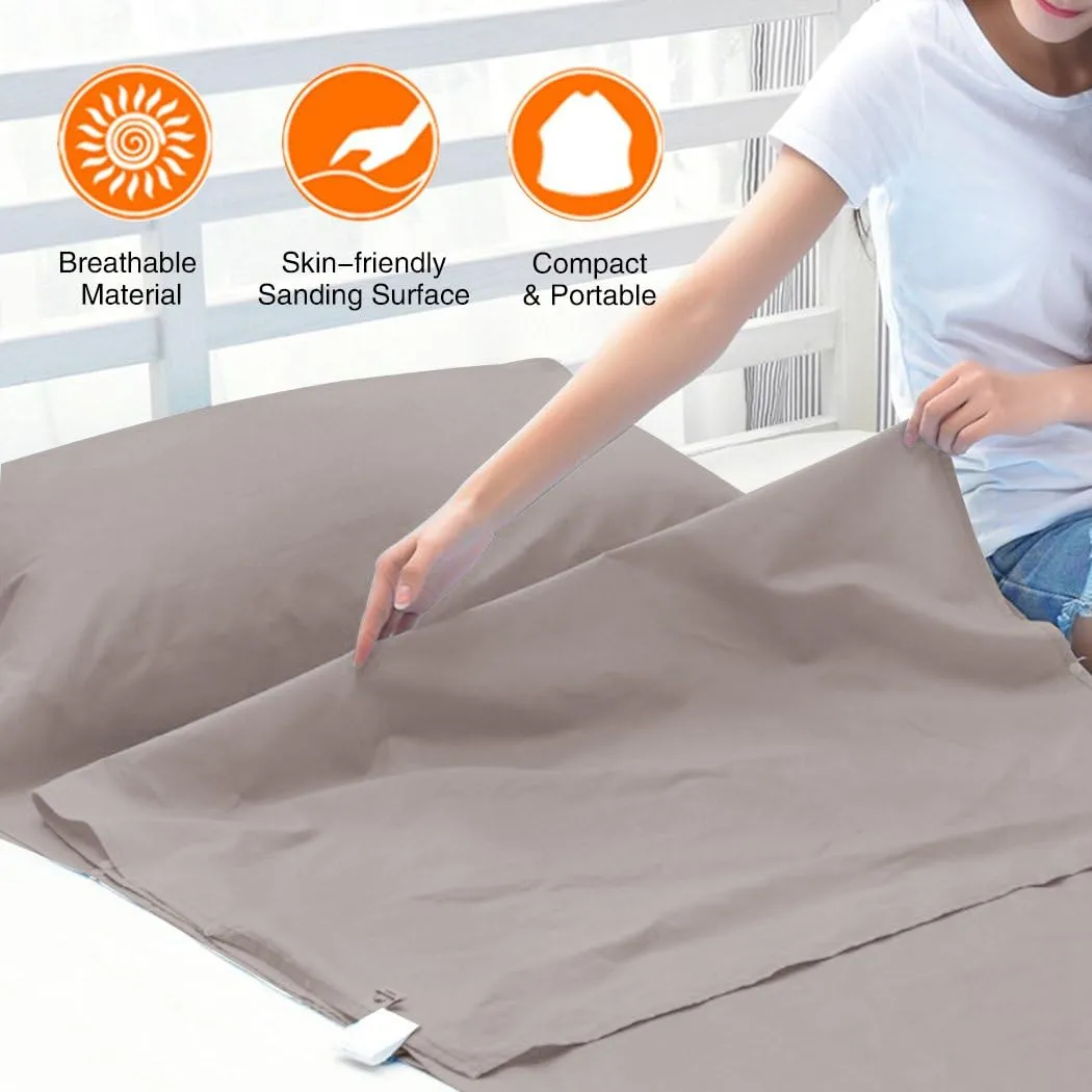 Sleeping Bag Liners Lightweight Travel Camping Sheet Sleep Bag Liner Adults Lightweight Warm Weather Hotel Compact Portable Sleeping Sack Indoor Outdoor Hostels Traveling Backpacking Hiking Blankets