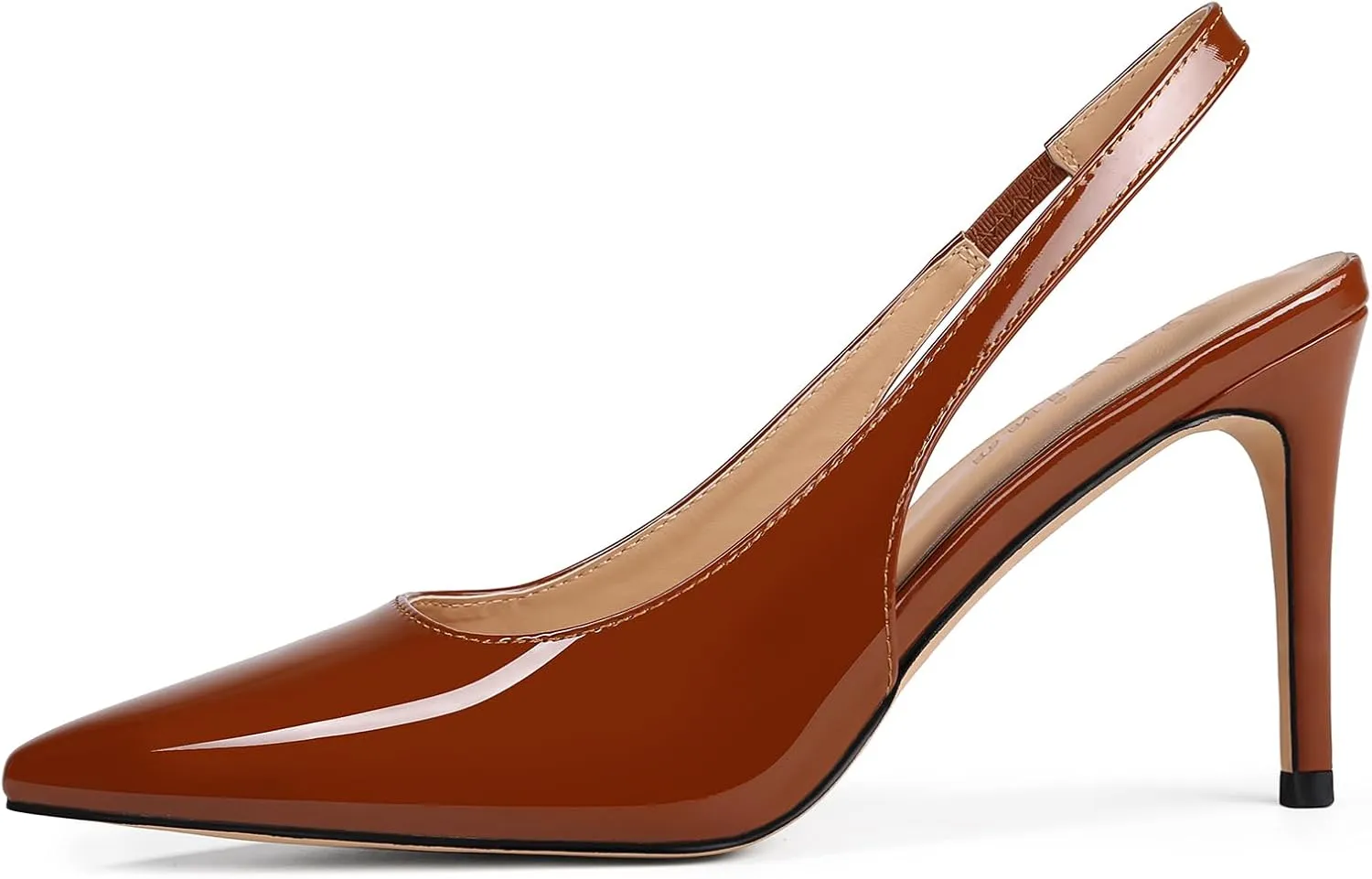 Slingback Heels for Women Pointed Closed Toe Stiletto Pumps Slip-On Dress Shoes Elegant Comfortable Women's Heels for Party Wedding