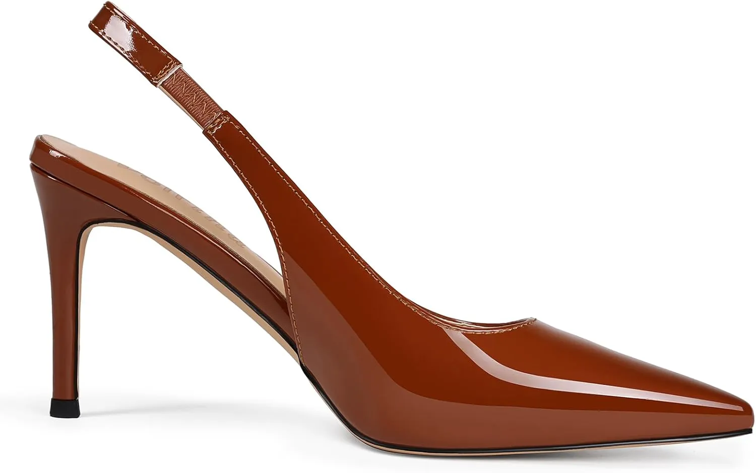Slingback Heels for Women Pointed Closed Toe Stiletto Pumps Slip-On Dress Shoes Elegant Comfortable Women's Heels for Party Wedding