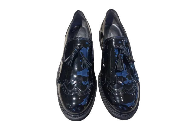 Slip-on francesina nero - A. GIANTIN