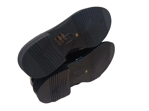Slip-on francesina nero - A. GIANTIN