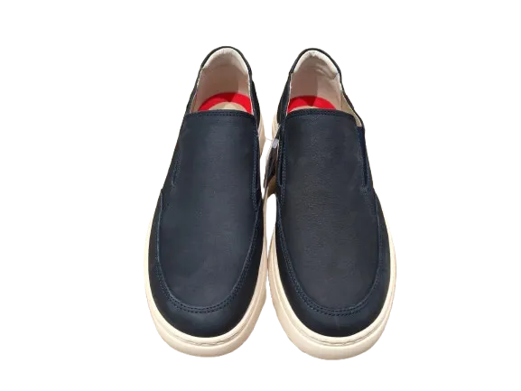 Slip-on  nabuk blu - CALLAGHAN