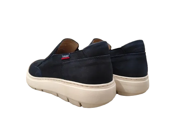 Slip-on  nabuk blu - CALLAGHAN