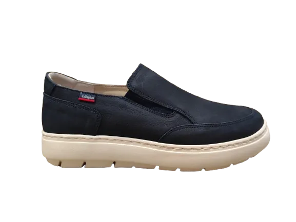 Slip-on  nabuk blu - CALLAGHAN