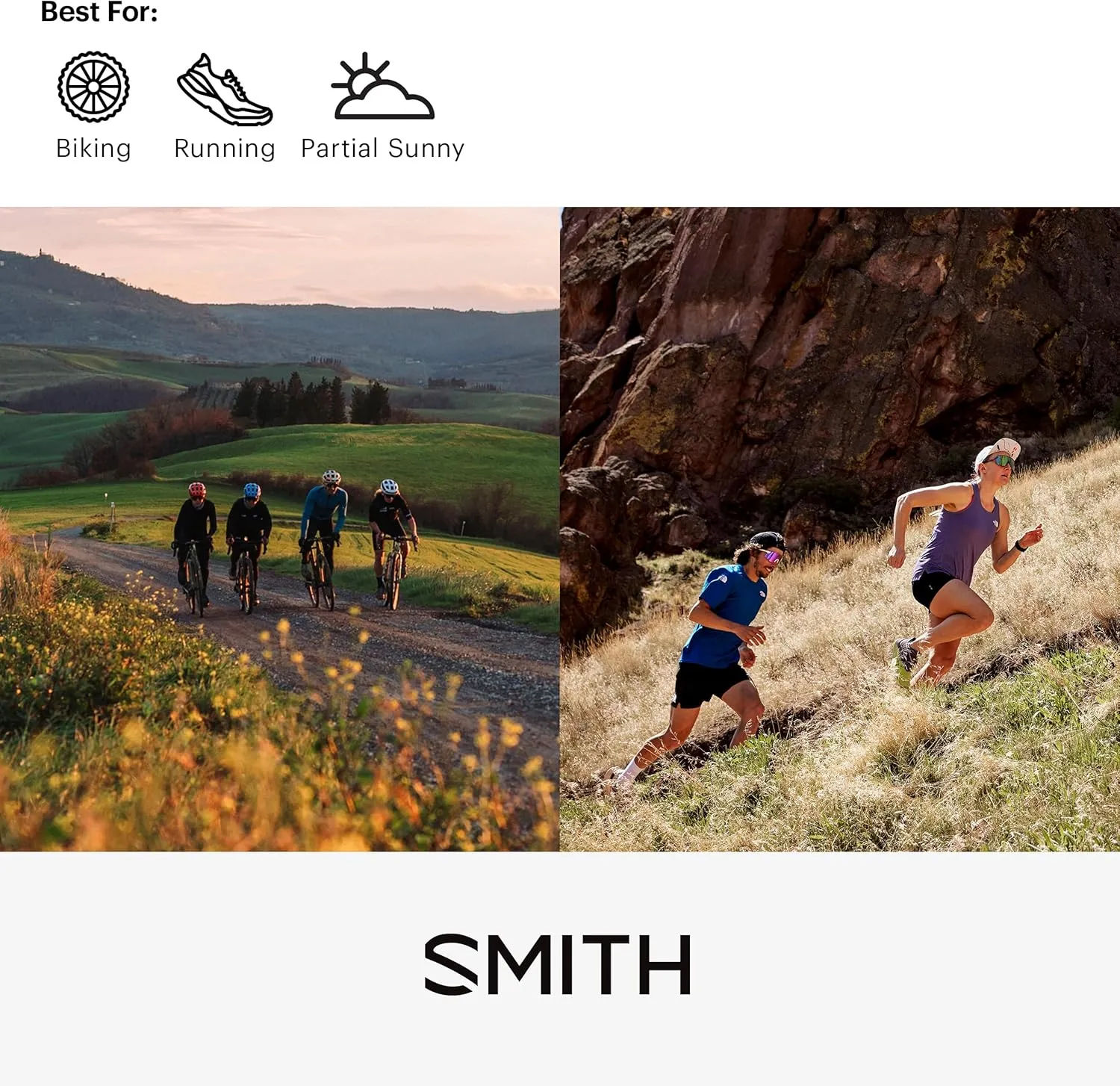 SMITH Ruckus Sunglasses – Shield Lens Performance Sports Sunglasses for Running, Biking, MTB & More – For Men & Women