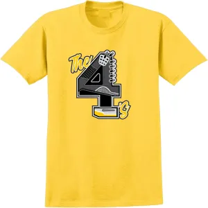 SNELOS Shirt to Match Sneaker Jordan 4 Tour Yellow Lighting Match Jordan tee
