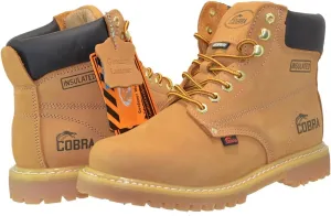 Soft Toe Work Boots for Men Cobra Boot, Men's Industrial & Construction Shoes, Comfortable, Non-slip Safety Shoes