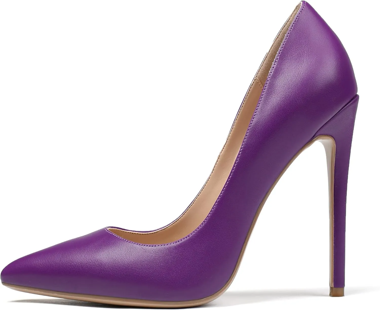 Soireelady Women's Pumps High Heel| Stiletto Heels Shoes |Slip on |Womens Elegant Dress Party Shoes 12CM 4.8 Inch