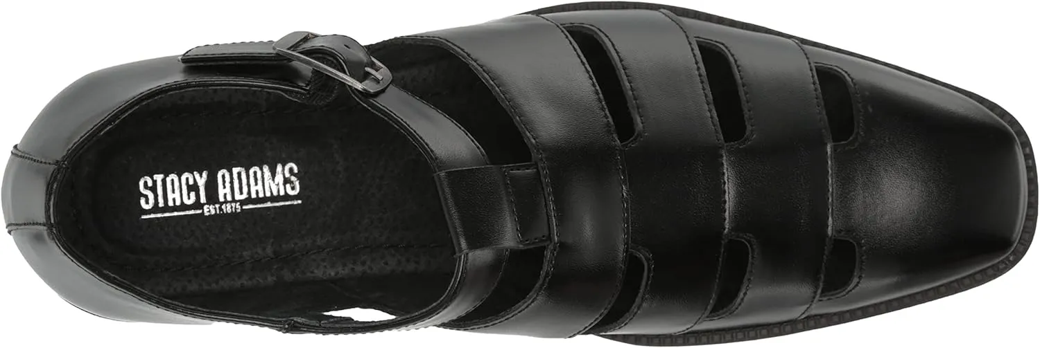 STACY ADAMS Men's Calderon City Sandal Flat
