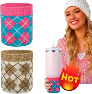 Stanley Knitted Boot Cover for 30 oz Quencher and 40 oz Cup - Jacquard Holder Sleeve, Bottom Accessories