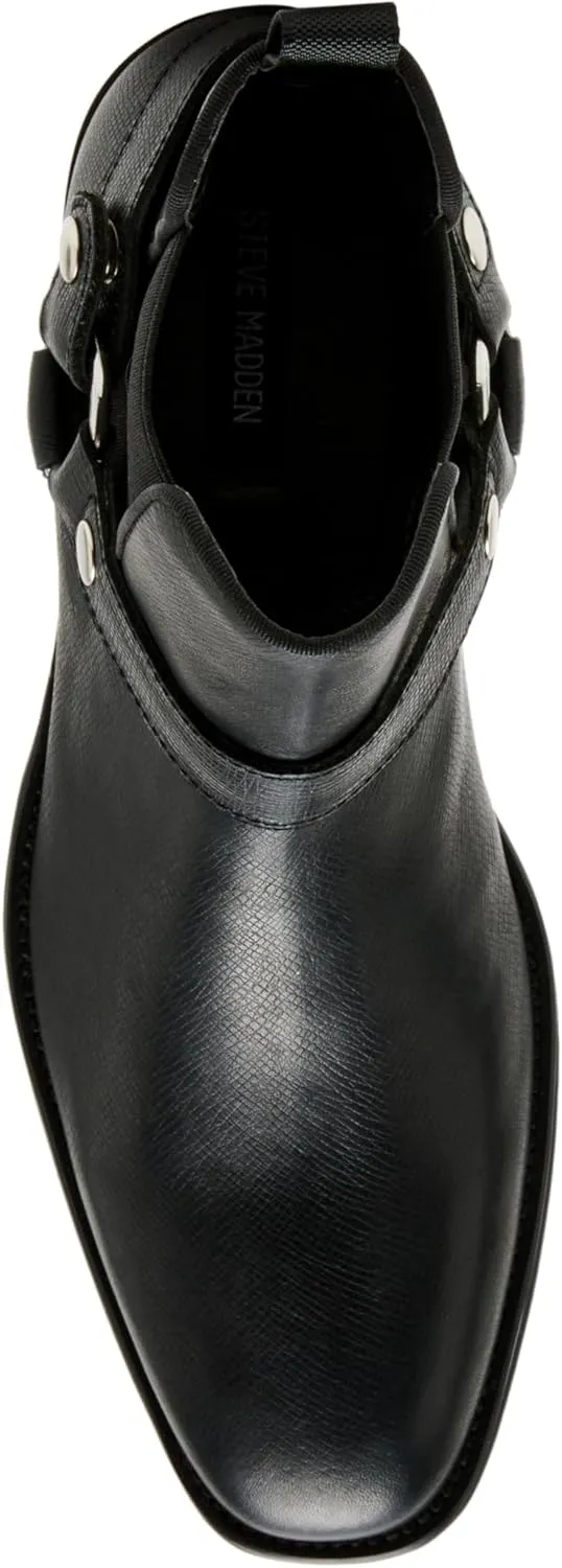 Steve Madden Men's Hortan Motorcycle Boot