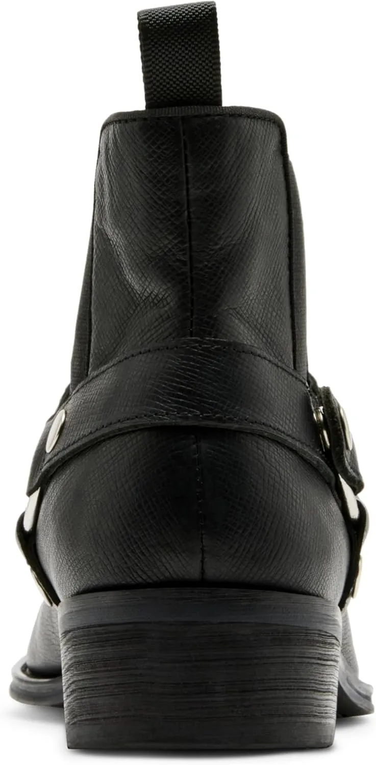 Steve Madden Men's Hortan Motorcycle Boot