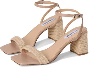 Steve Madden Women's Luxe Pump, Natural Raffia, 7.5