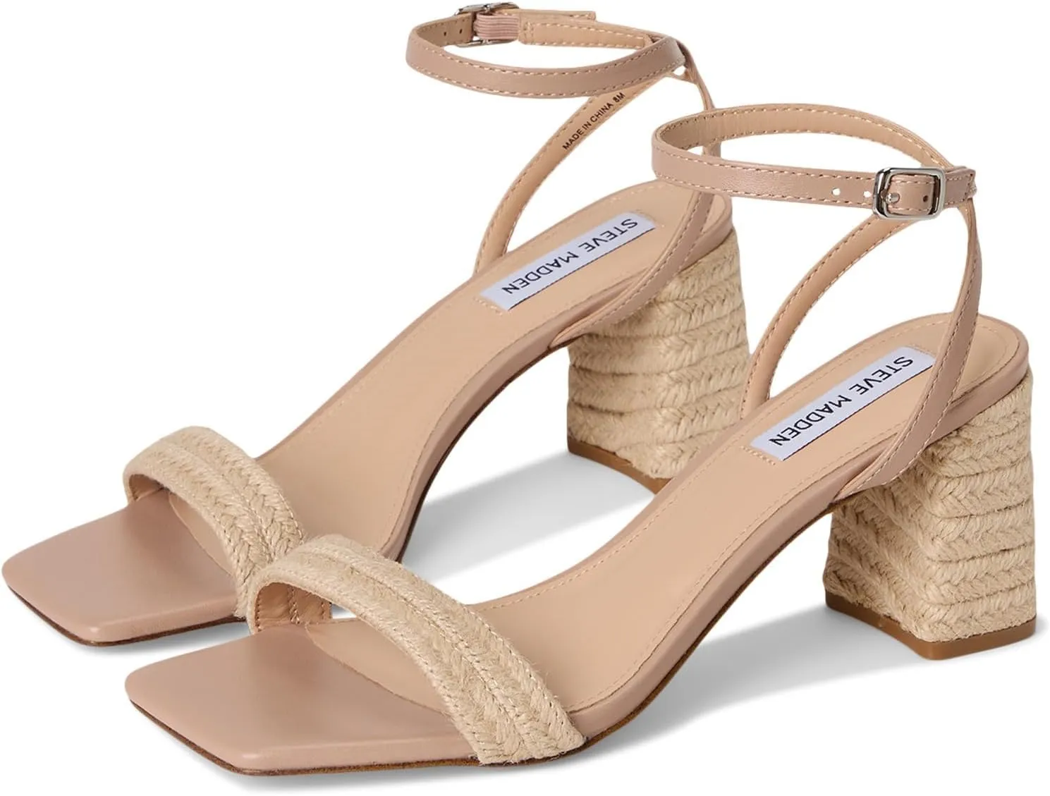 Steve Madden Women's Luxe Pump, Natural Raffia, 7.5