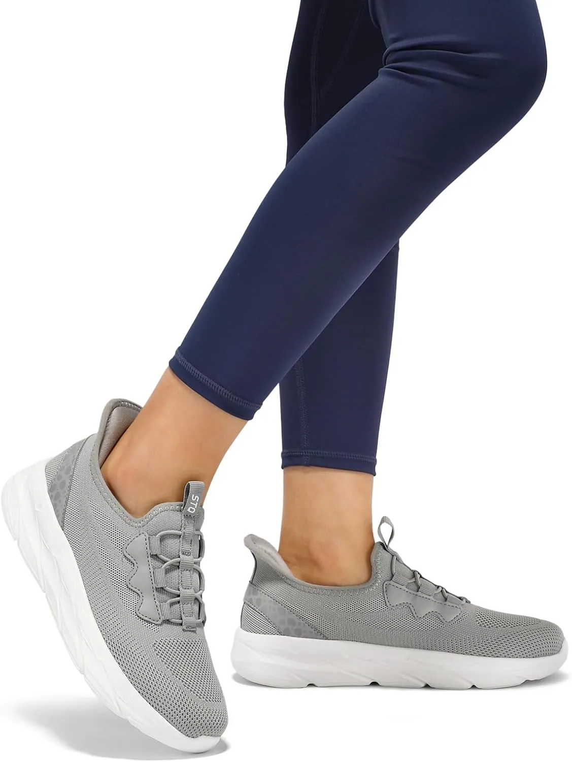 STQ Slip on Womens Sneakers Orthopedic Walking Shoes Comfortable Breathable Sneakers with Arch Support