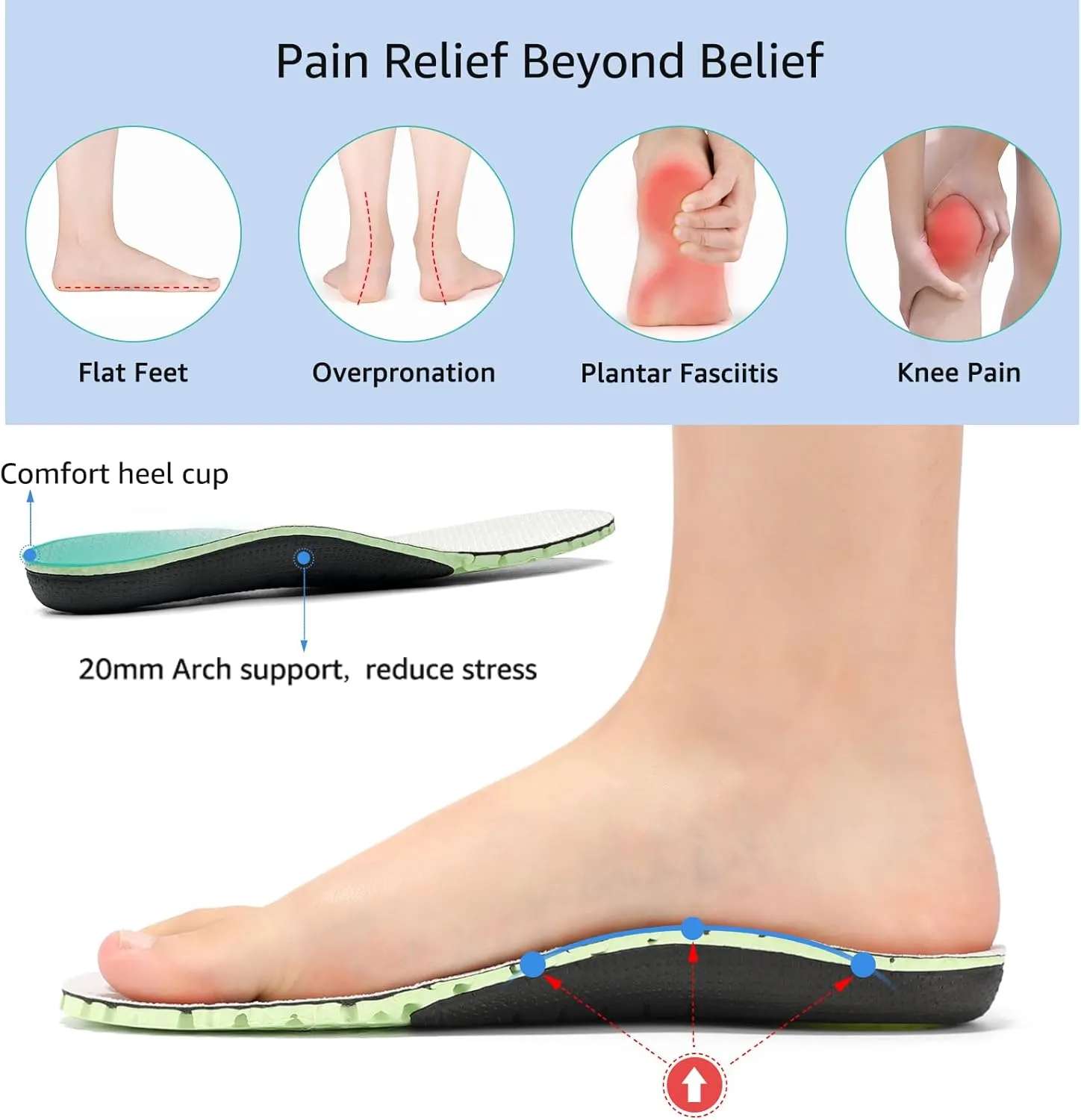 STQ Slip on Womens Sneakers Orthopedic Walking Shoes Comfortable Breathable Sneakers with Arch Support
