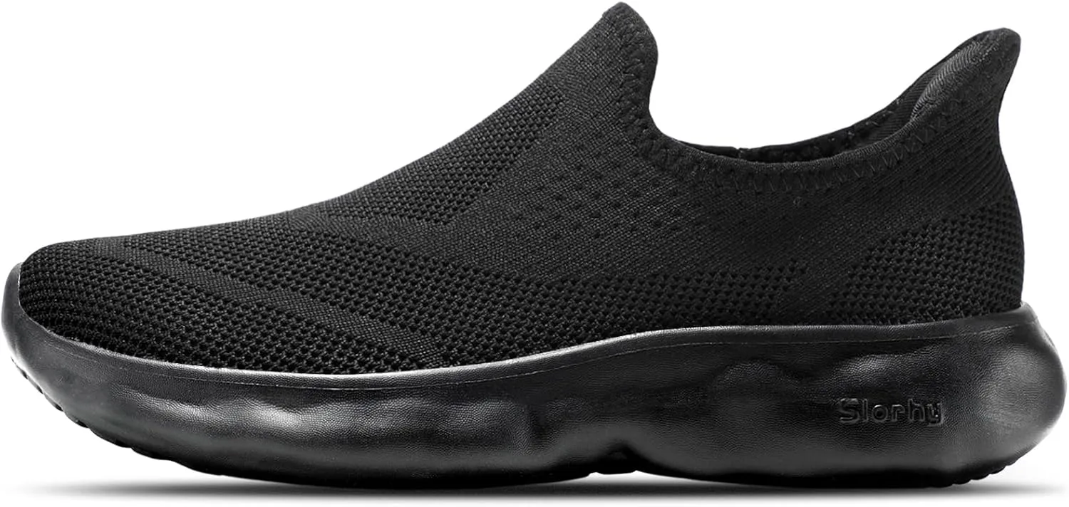 STQ Womens Slip on Sneakers Cloud-Like Sole Maternity Walking Shoes