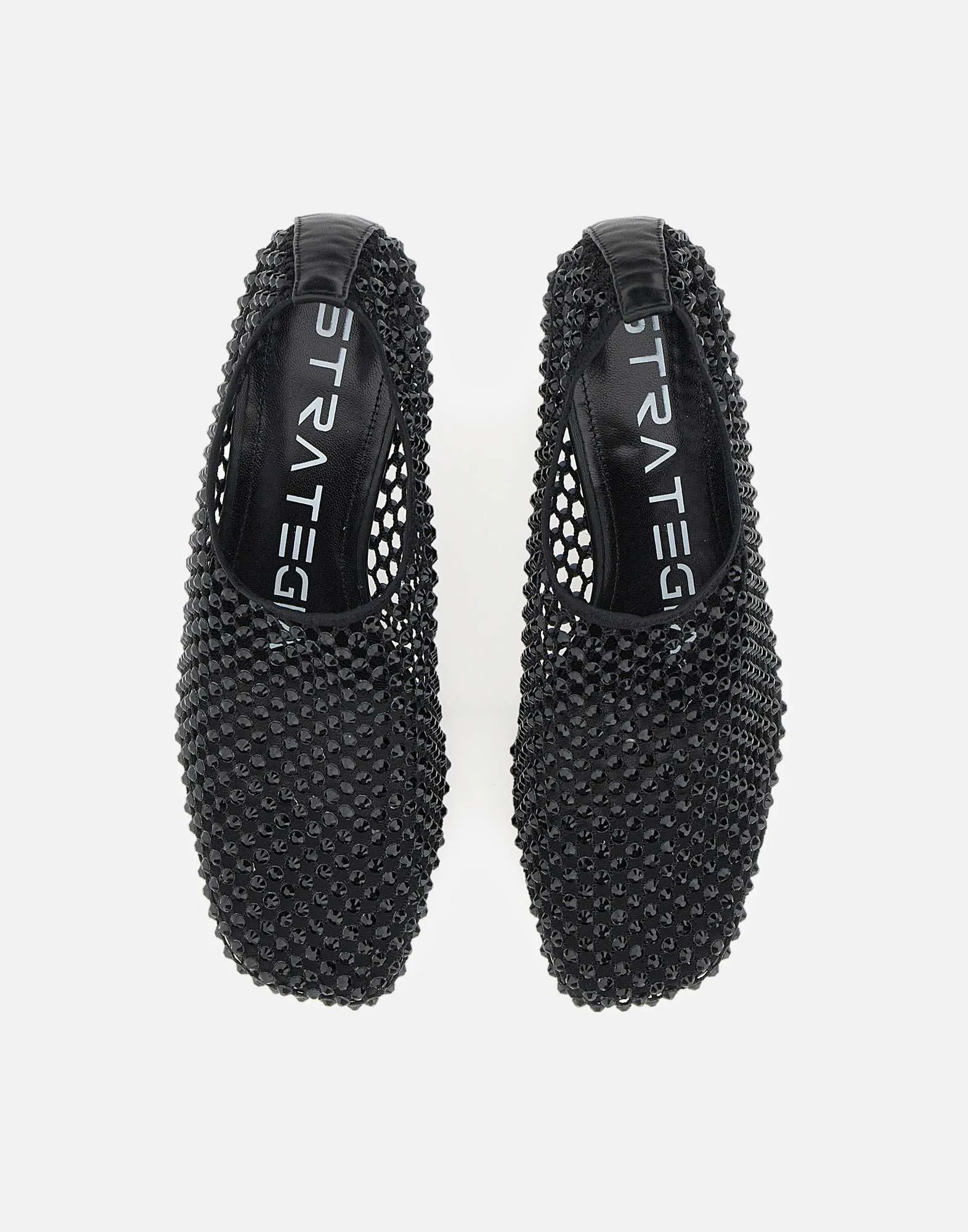 Strategia R14 Connie Black Rhinestone Pumps