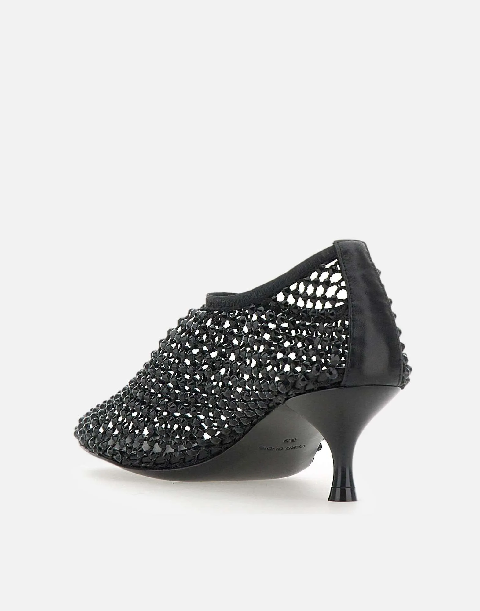 Strategia R14 Connie Black Rhinestone Pumps