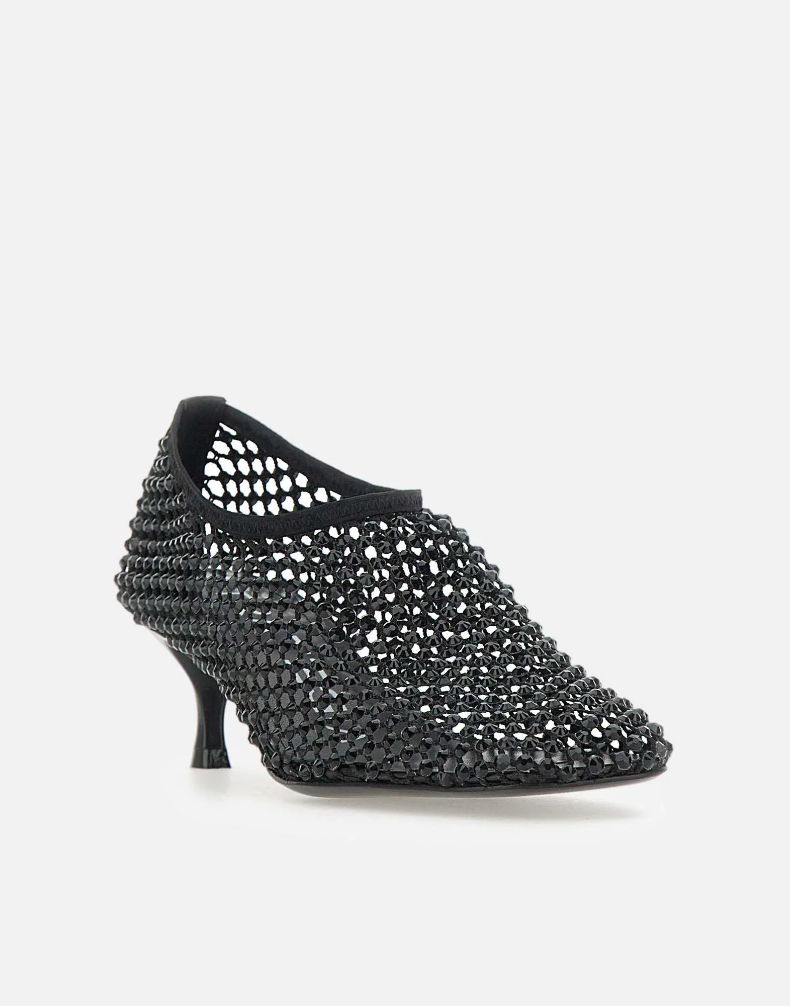 Strategia R14 Connie Black Rhinestone Pumps