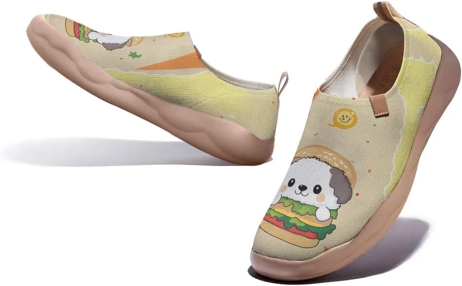 StreetsavourDopamine Temperament Women's Shoes Knitted Breathable Fashion Casual Shoes one-Step Flat Loafers