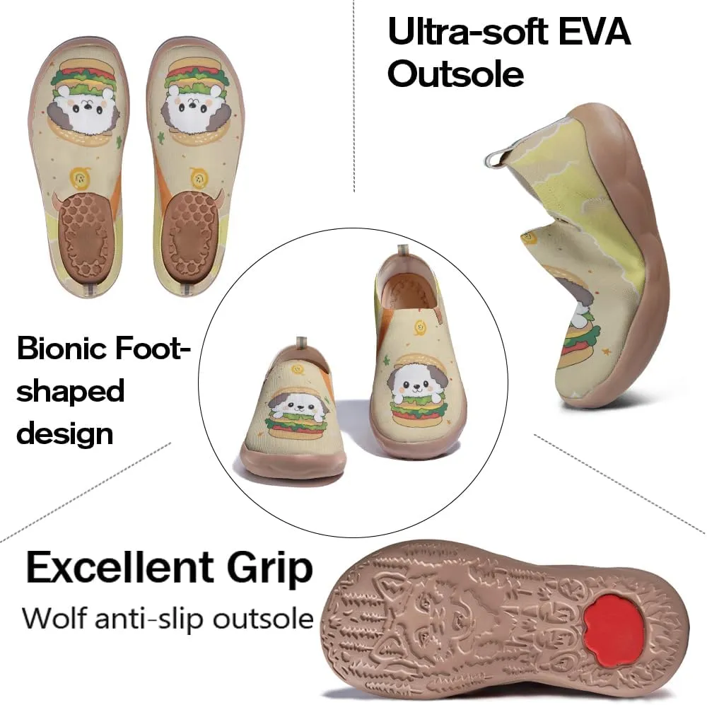 StreetsavourDopamine Temperament Women's Shoes Knitted Breathable Fashion Casual Shoes one-Step Flat Loafers